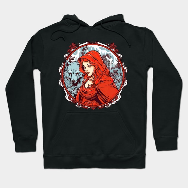 Little red riding hood Hoodie by RosaliArt